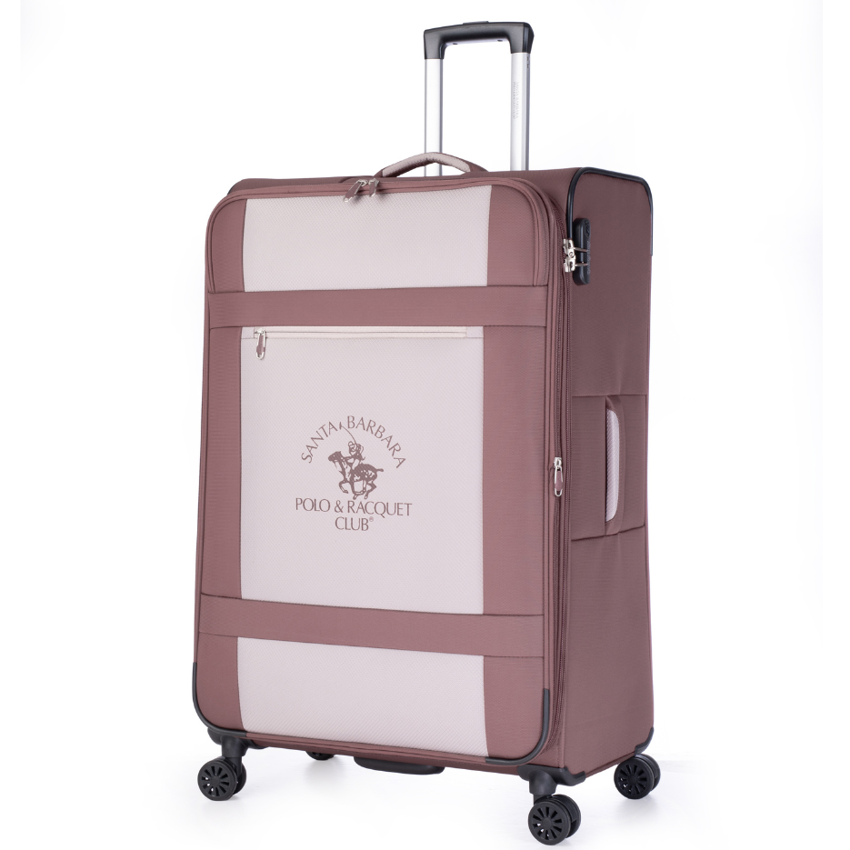 מזוודה גדולה במיוחד XL מתרחבת בד "31 דגם LOS ANGELES מבית המותג היוקרה POLO CLUB