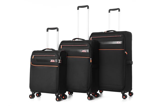 ✮✮ לייט פרימיום ✮✮ סט 3 מזוודות בד קלות במיוחד דגם B-lite מבית חברת היוקרה Slazenger
