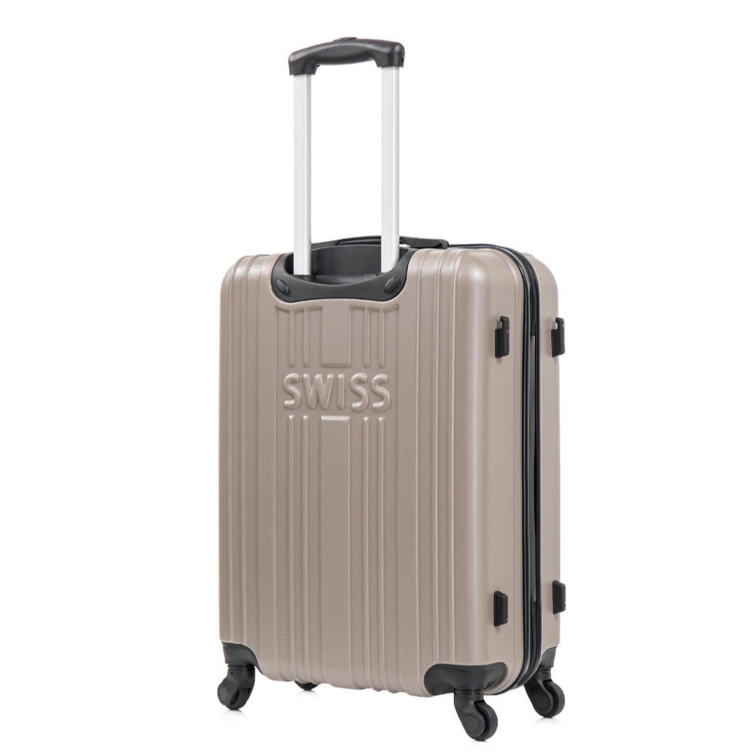 סט מזוודות 20"+24"+28" בצבעים מרהיבים מבית SWISS SKY דגם Miami