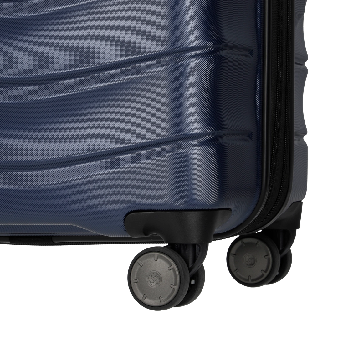 מזוודה בינונית קשיחה ״25 Literock Spinner מבית Samsonite - מבט לגלגלים