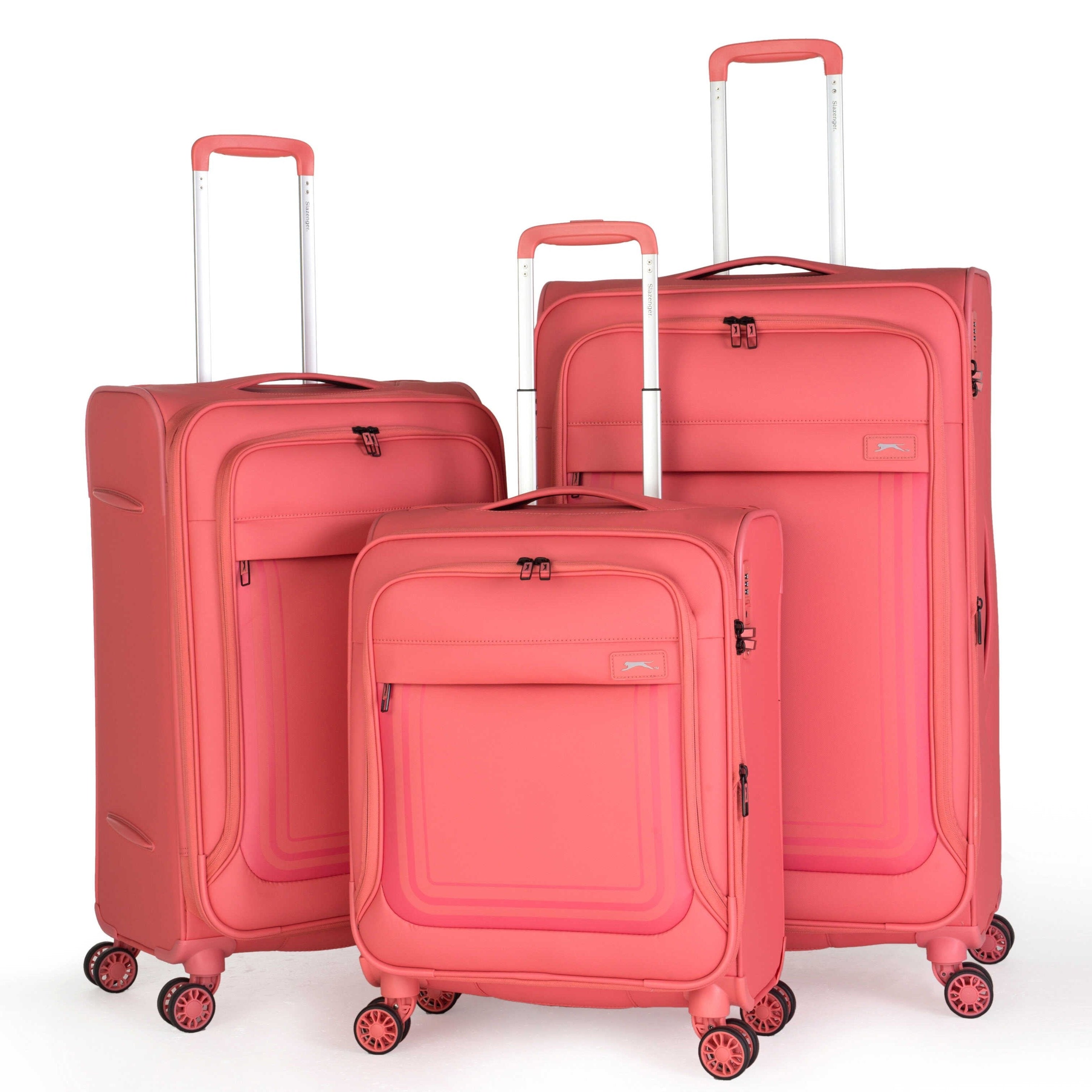 מזוודת טרולי בד  דגם 2024 icon מבית המותג האנגלי SLAZENGER
ורוד