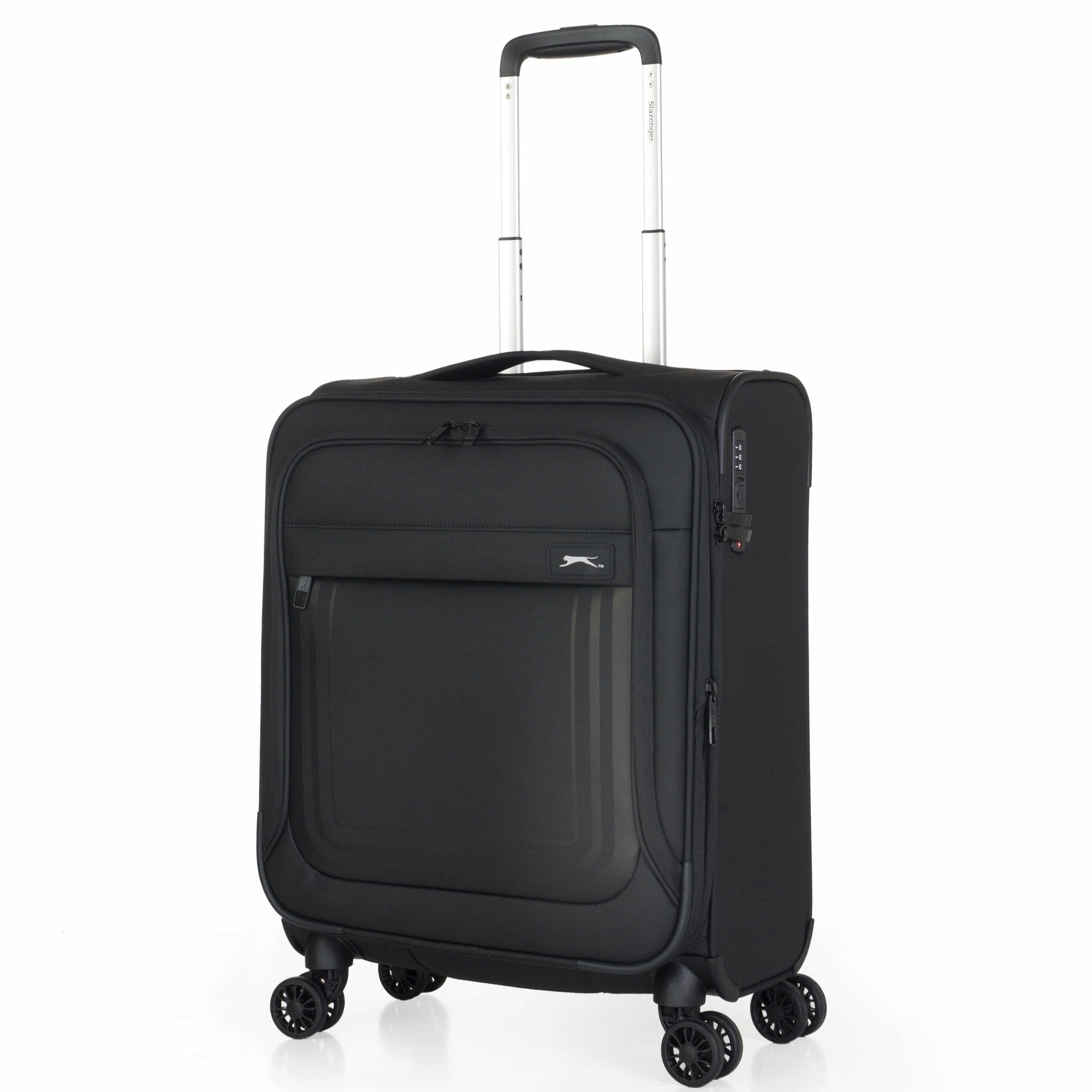  מזוודת טרולי - מזוודת בד קטנה לטיסה   SLAZENGER