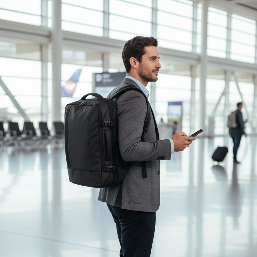 תמונת אווירה - תיק Millwall על הגב