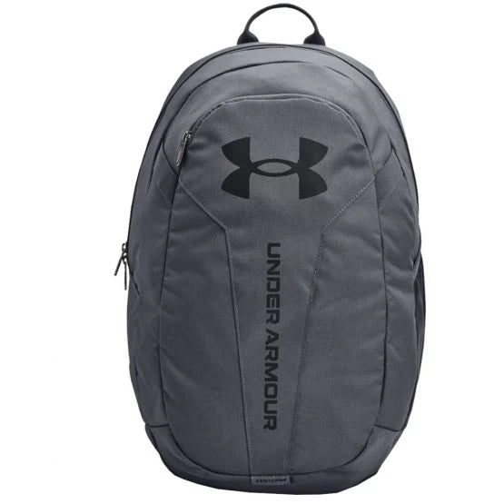 תיק גב ספורטיבי עם תא למחשב נייד מבית Under Armour דגם Hustle Lite Backpack 26L אפור